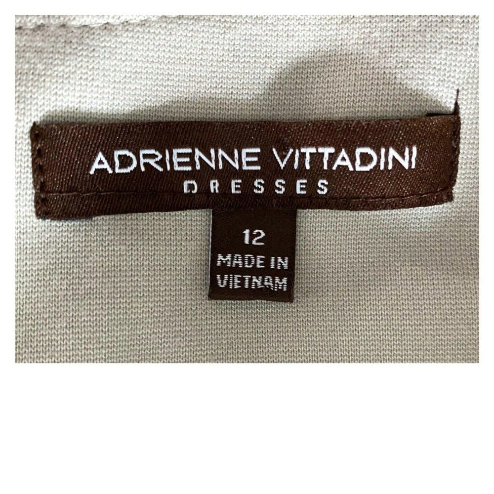 Adrienne Vittadini Rosette Neck Knit Dress - Picture 6 of 7